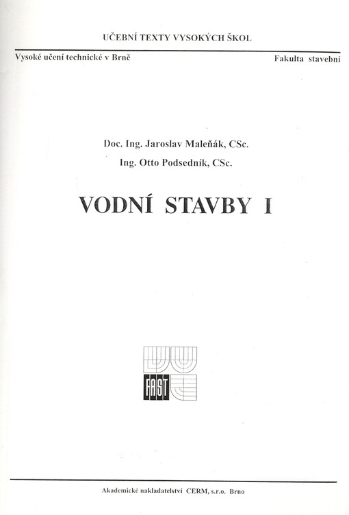 Vodní stavby I