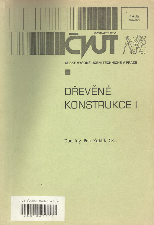 Dřevěné konstrukce I