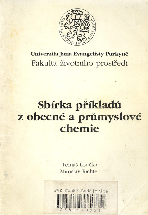 Sbírka příkladů z obecné a průmyslové chemie