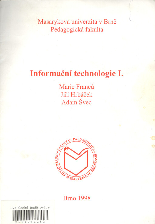 Informační technologie I.