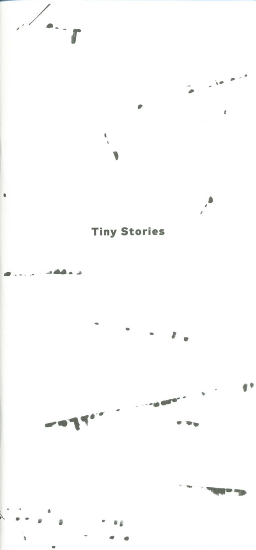 Tiny stories