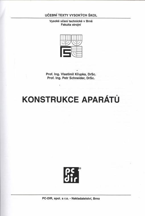 Konstrukce aparátů