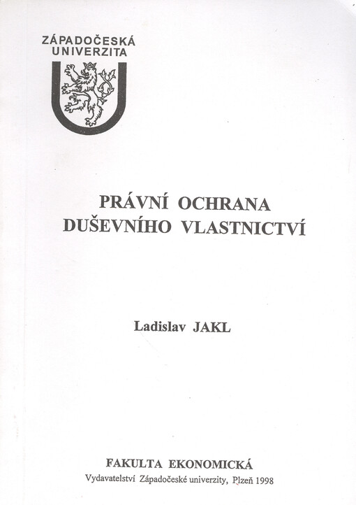 Právní ochrana duševního vlastnictví