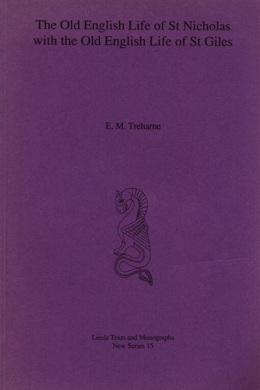 The old English life of St Nicholas with the old English life of St Giles