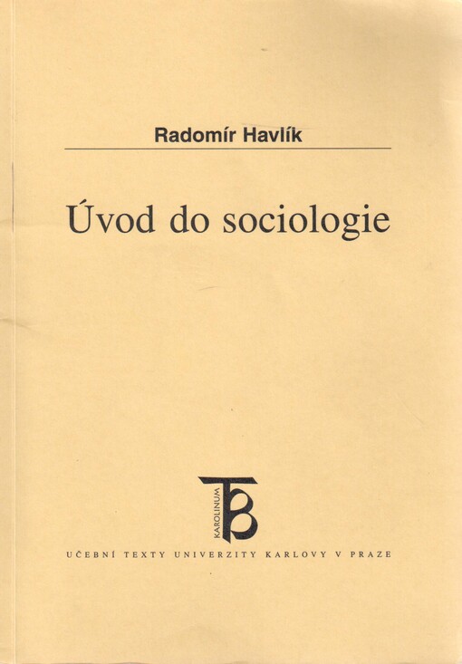 Úvod do sociologie