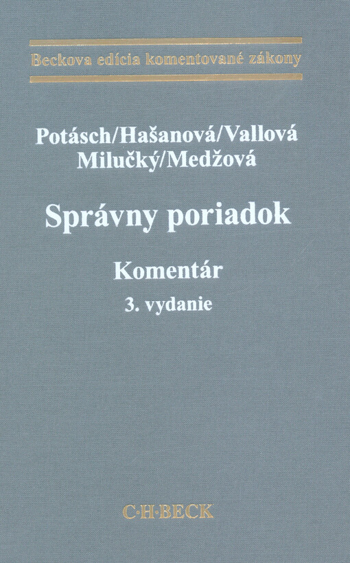 Správny poriadok : komentár