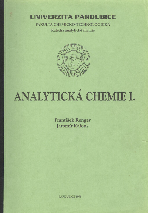 Analytická chemie I