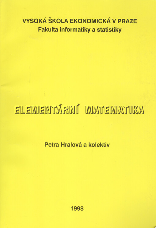 Elementární matematika