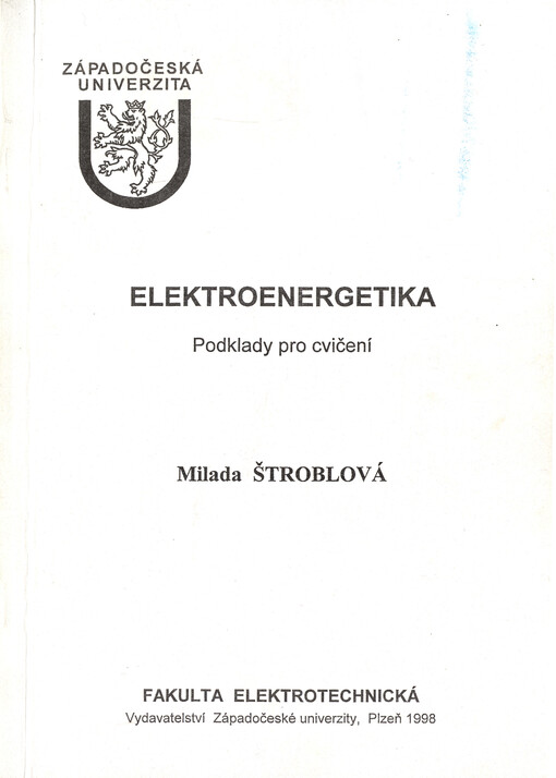 Elektroenergetika : podklady pro cvičení