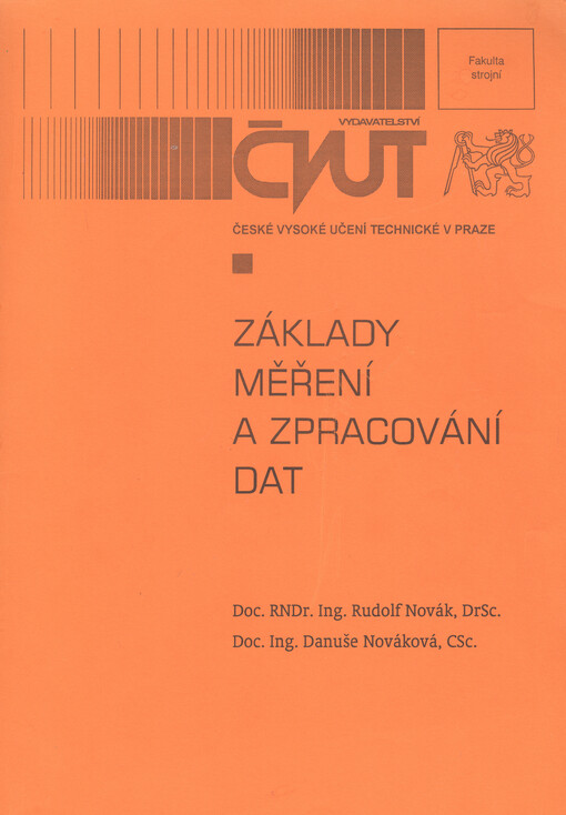 Základy měření a zpracování dat