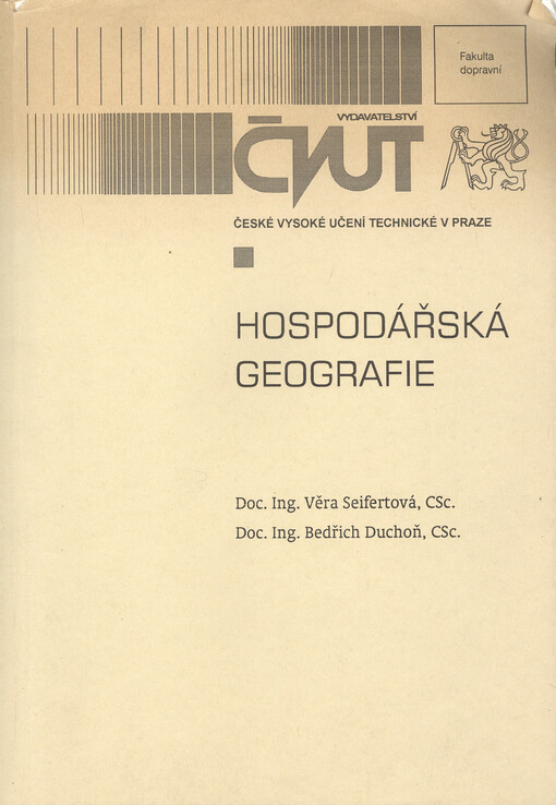 Hospodářská geografie