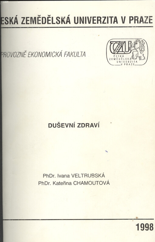 Duševní zdraví