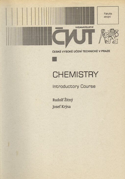 Chemistry : introductory course
