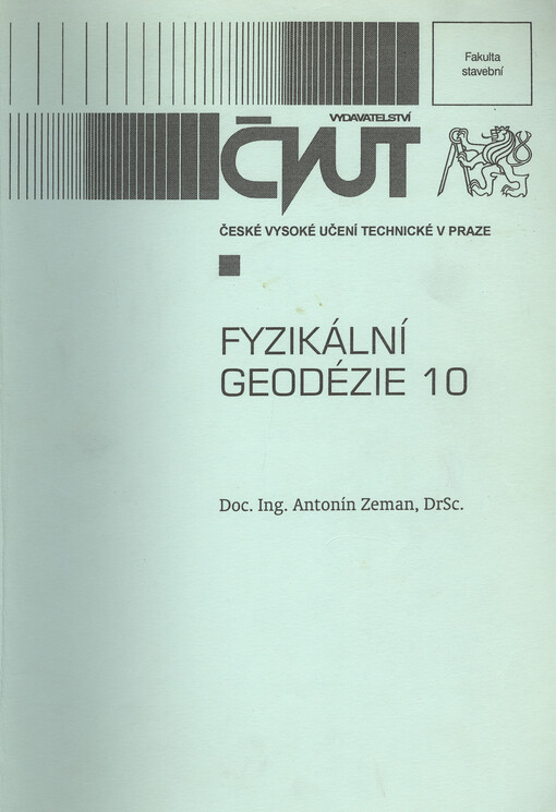 
  Fyzikální geodézie 10
  