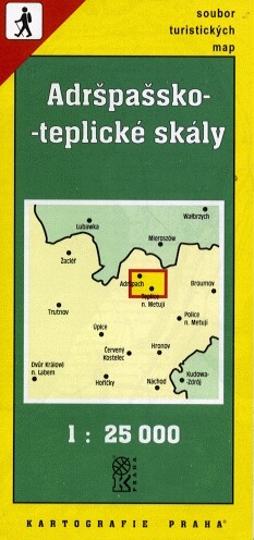 Adršpašsko-teplické skály 1:25 000