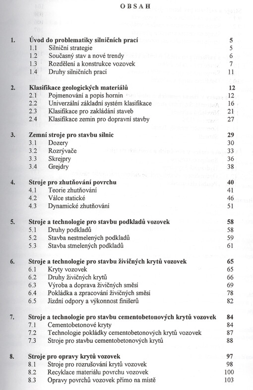 Stroje pro silniční práce