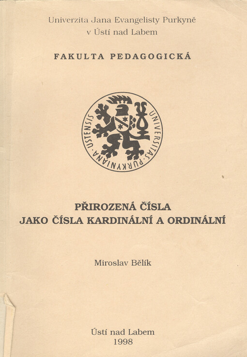 Přirozená čísla jako čísla kardinální a ordinální