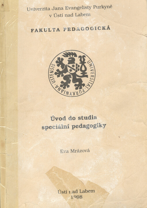 Úvod do studia speciální pedagogiky