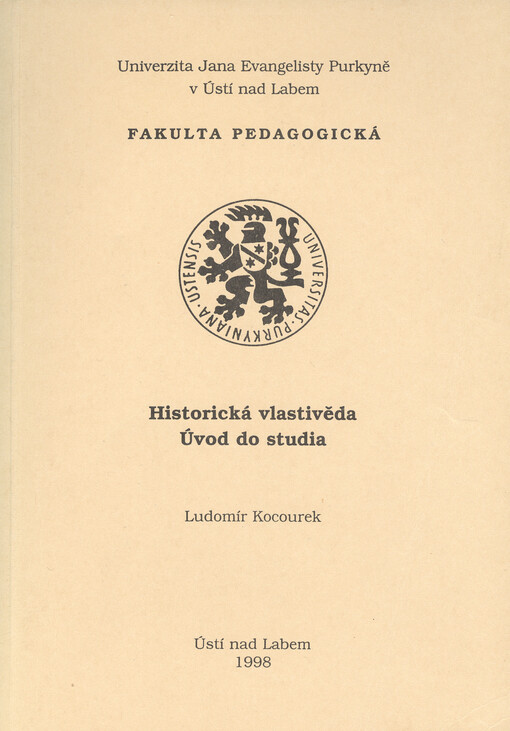 Historická vlastivěda : úvod do studia