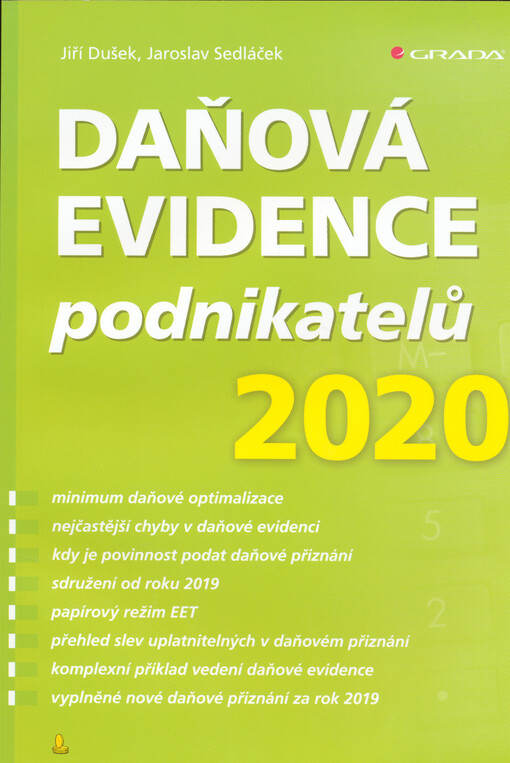 Daňová evidence podnikatelů 2020 | Dušek Jiří, Sedláček Jaroslav - e-kniha