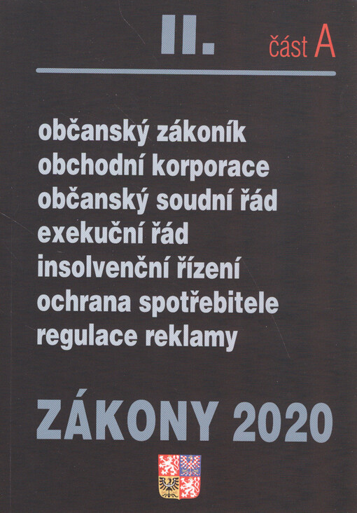 Zákony II ... : sborník úplných znění zákonů obchodního, občanského a trestního práva a souvisejících předpisů k ...