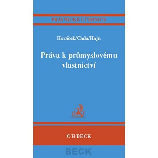 Práva k průmyslovému vlastnictví, 1. vyd.
