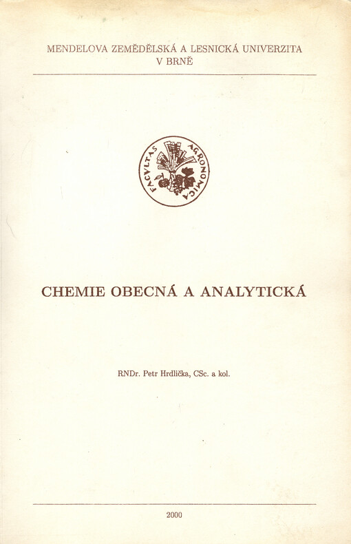 Chemie obecná a analytická