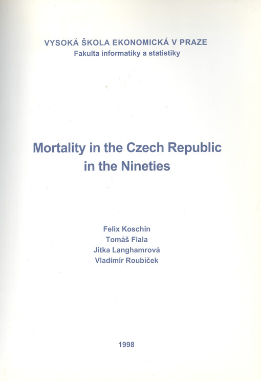 Mortality in the Czech Republic in the Nineties