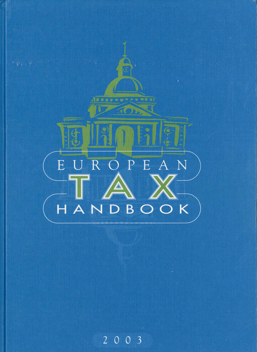European tax handbook, 2003
