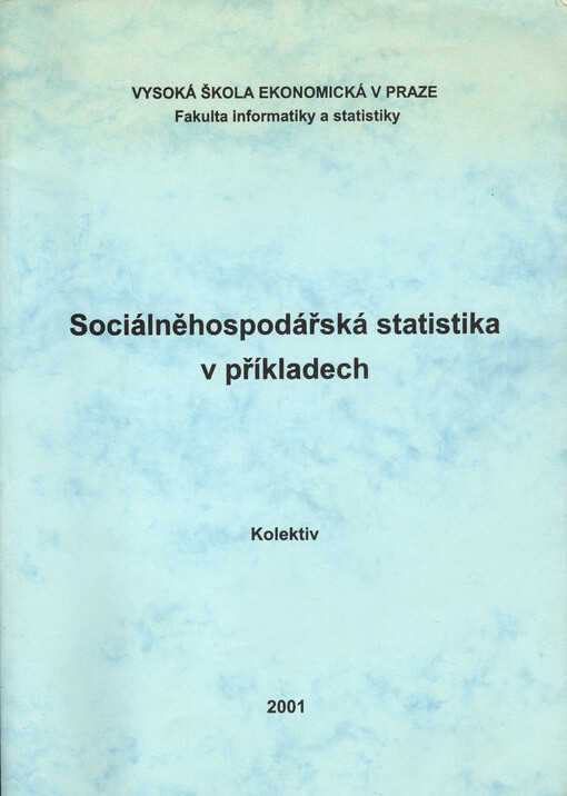 Sociálněhospodářská statistika v příkladech