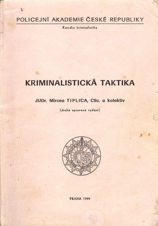 Kriminalistická taktika