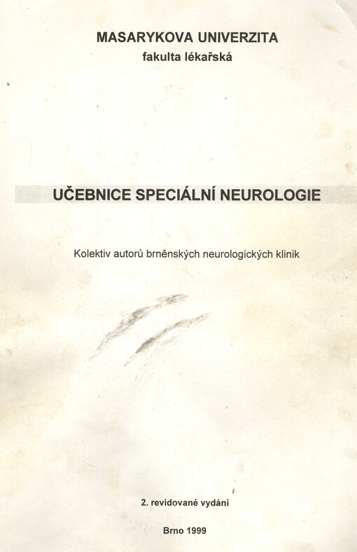 Učebnice speciální neurologie