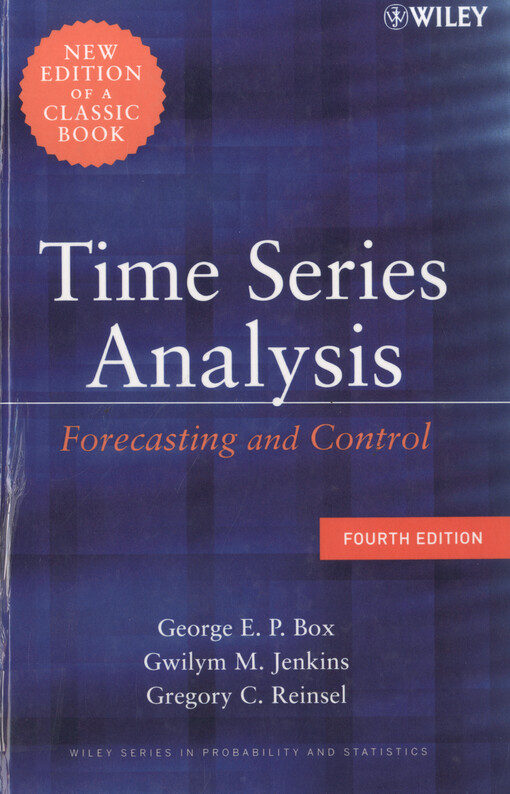 Time series analysis : forecasting and control