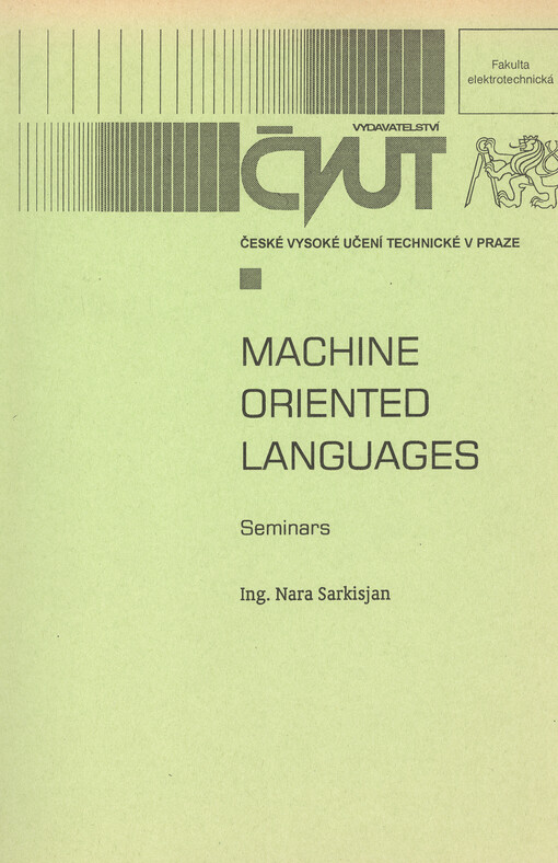 Machine oriented languages : seminars