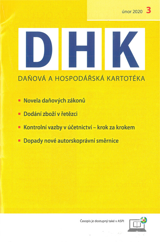 Daňová a hospodářská kartotéka