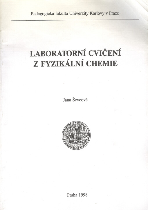 Laboratorní cvičení z fyzikální chemie