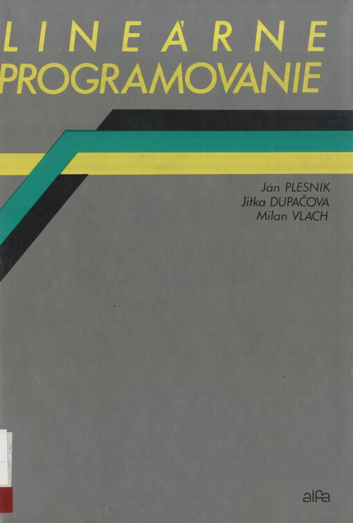 Lineárne programovanie.