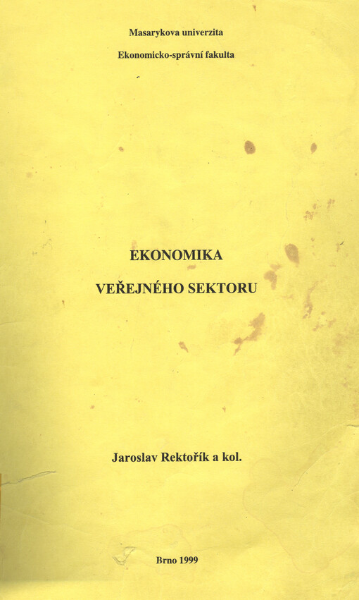 Ekonomika veřejného sektoru