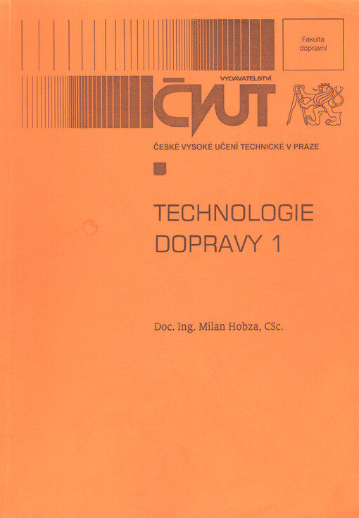 Technologie dopravy 1