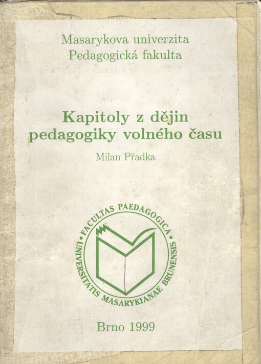 Kapitoly z dějin pedagogiky volného času