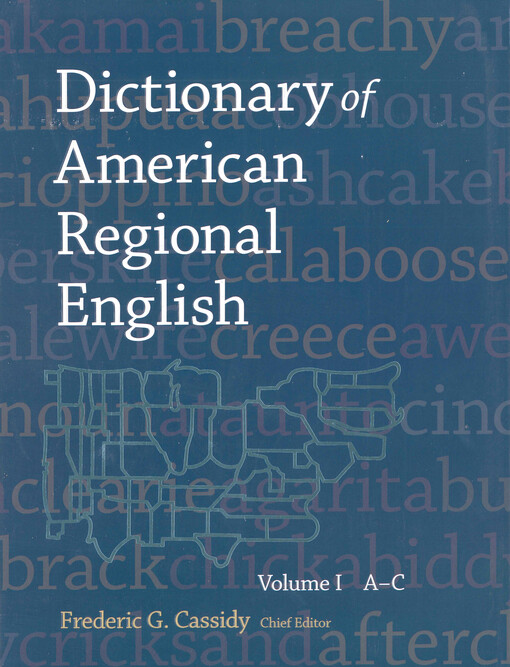 Dictionary of american regional english
