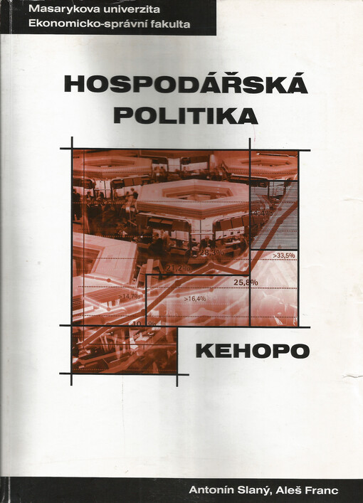 Hospodářská politika: distanční studijní opora