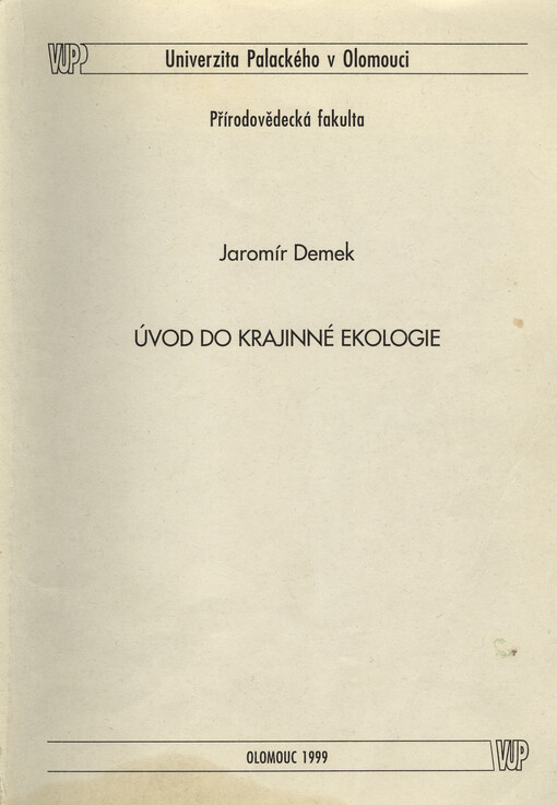 Úvod do krajinné ekologie