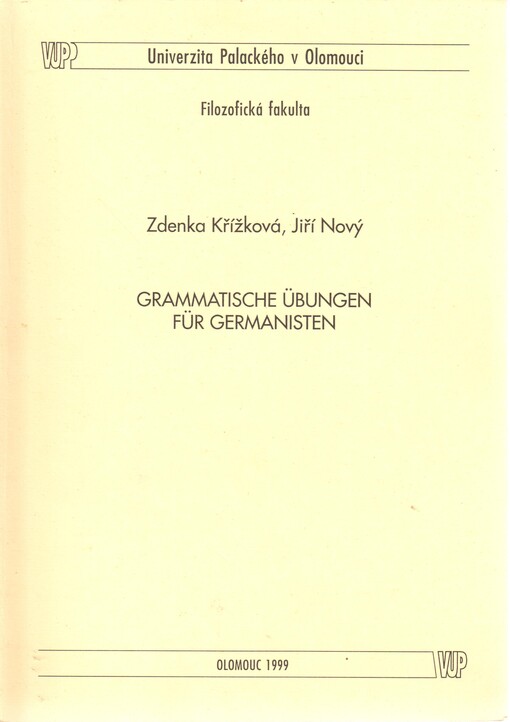 Grammatische Übungen für Germanisten