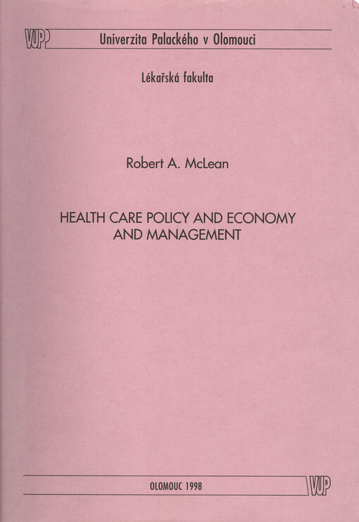 Health care policy and economy and management