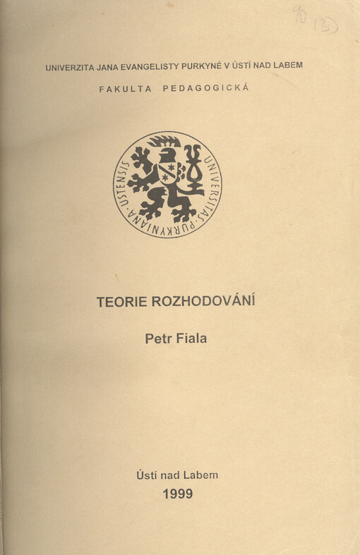 Teorie rozhodování