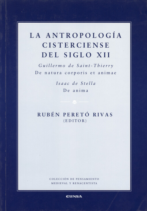 La antropología cisterciense del siglo XII