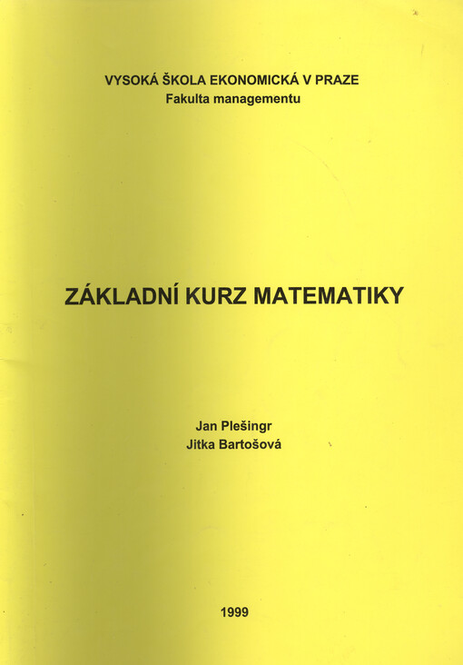 Základní kurz matematiky
