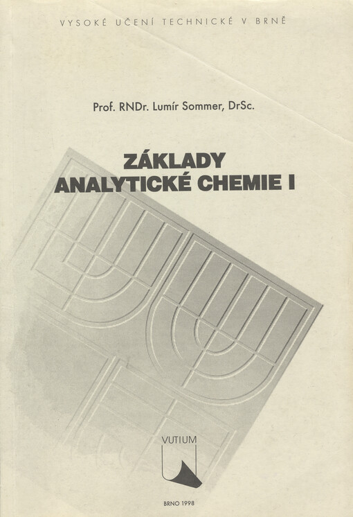 
  Základy analytické chemie 1
  