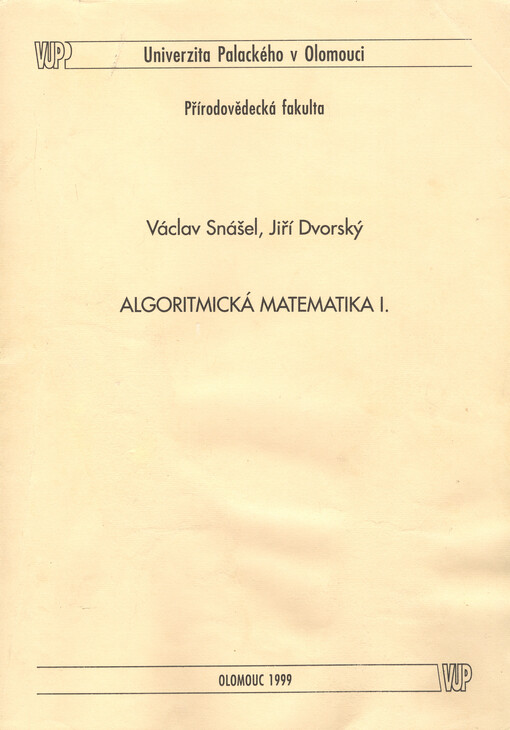 Algoritmická matematika I.